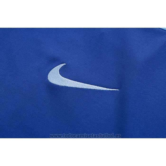 Chandal del Atletico Madrid Manga Corta 2022-2023 Azul